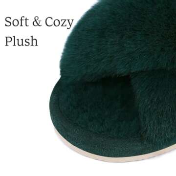 Buy Comwarm Women's Cozy Cross Band Slippers