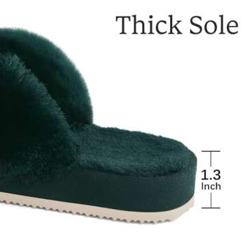 Buy Comwarm Women's Cozy Cross Band Slippers