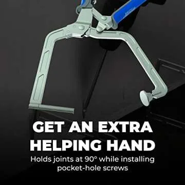 Kreg KHCRA Automaxx Right Angle Clamp - Kreg Woodworking Clamp - Carpentry & Joinery Tool - Angle Cl...