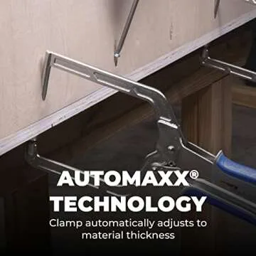 Kreg KHCRA Automaxx Right Angle Clamp - Kreg Woodworking Clamp - Carpentry & Joinery Tool - Angle Clamp - 5 Inch (127 mm) Reach