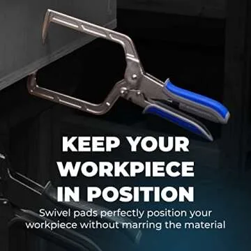 Kreg KHCRA Automaxx Right Angle Clamp - Kreg Woodworking Clamp - Carpentry & Joinery Tool - Angle Clamp - 5 Inch (127 mm) Reach