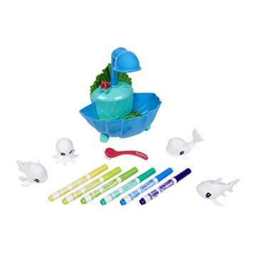 Crayola Scribble Scrubbie Pets Blue Lagoon Playset, Pet Toys For Girls & Boys, Gifts For Kids Ages 3+
