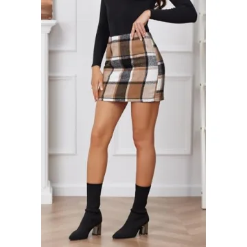 Brown Winter Skirts for Women | IDEALSANXUN 2024