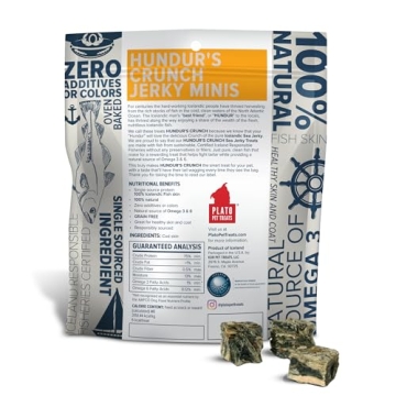 Hundur's Crunch Cod Skin Treats | Natural & Healthy Snacks