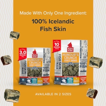 Hundur's Crunch Cod Skin Treats | Natural & Healthy Snacks