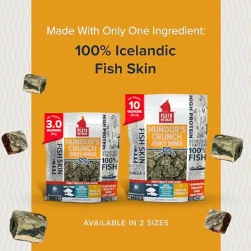 Hundur's Crunch Cod Skin Treats | Natural & Healthy Snacks