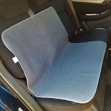 Kluein Pet Washable Pee Pads for Dogs, 2 Pack L 34x36 Grey, Reusable Puppy Pads, Fast Absorbing Wee Mat; for Playpen, Housebreaking, Indoor Potty Training, Whelping, Incontinence, Travel