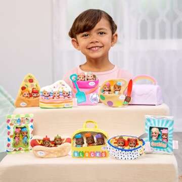 Baby Born Surprise Mini Babies Series 8 - Unwrap Surprise Twins or Triplets, Food & Activity-Themed ...