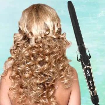 abp 1 Inch Curling Iron Extra Long with Ceramic Coating