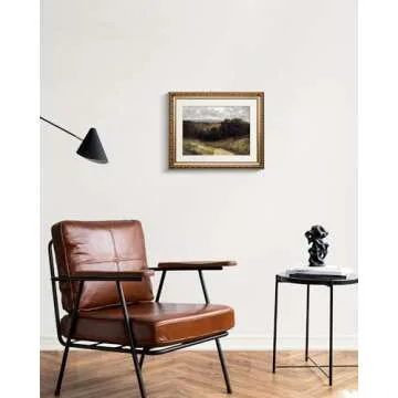 Vintage Gold Framed Wall Art for Home Decor