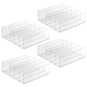 mDesign Clear 5-Section Purse Organizer - Space Saving