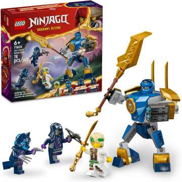 LEGO NINJAGO Jay’s Mech Battle Pack for Kids 6+