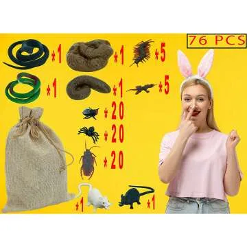 Ultimate 76PCS Fake Dog Poo Prank Kit
