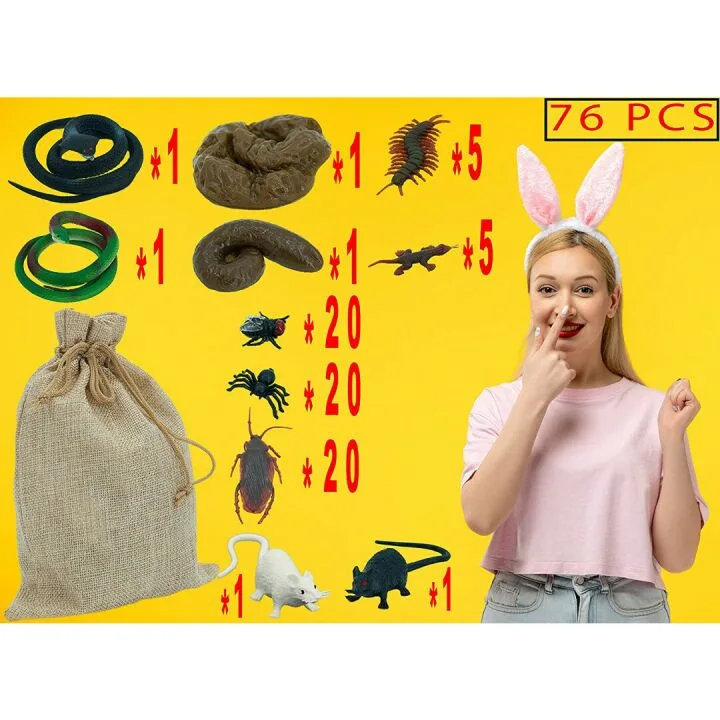 Ultimate 76PCS Fake Dog Poo Prank Kit