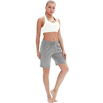 icyzone Workout Sports Bras for Women - Fitness Athletic Exercise Running Bra Yoga Tops (M, Off Whit...