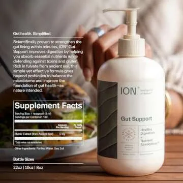ION* Intelligence of Nature Gut Support Liquid | Promotes Digestive Wellness, Strengthens Immune Function, Alleviates Gluten Sensitivity, Enhances Mental Clarity | 2-Week Supply (8 oz.)