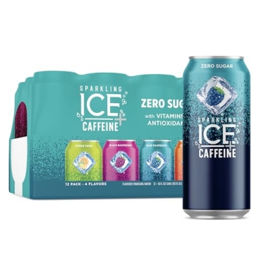 Sparkling Ice +Caffeine 12 Count Variety Pack