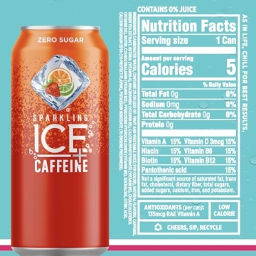 Sparkling Ice +Caffeine 12 Count Variety Pack