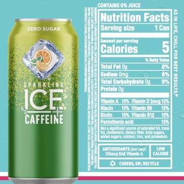 Sparkling Ice +Caffeine 12 Count Variety Pack