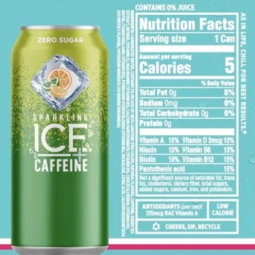 Sparkling Ice +Caffeine 12 Count Variety Pack