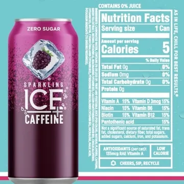 Sparkling Ice +Caffeine 12 Count Variety Pack