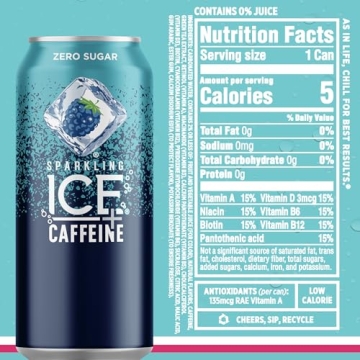 Sparkling Ice +Caffeine 12 Count Variety Pack