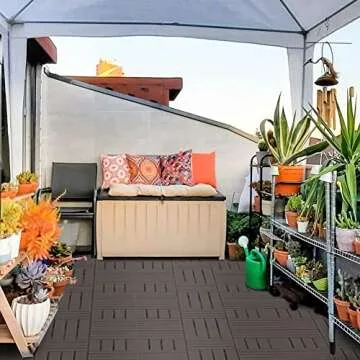 Domi Interlocking Patio Deck Tiles for Stylish Outdoor Spaces