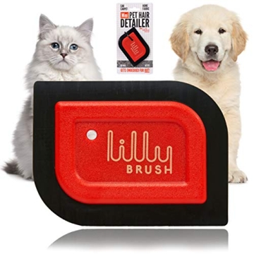 Lilly Brush Mini Pet Hair Detailer | Reusable Fur Remover for Car Interior, Carpet, Couch & Furnitur...
