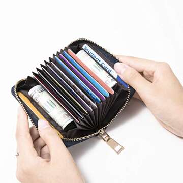 ZOPPEN RFID Card Holder Wallet - Stylish & Secure