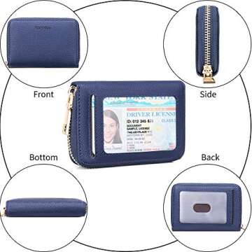 ZOPPEN RFID Card Holder Wallet - Stylish & Secure