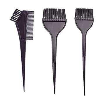 Pcxino 30Pcs 6Sets Hair Dye Color Brush,Bowl,Ear Cover,and Hair Clip Sets,Perfect Tools for DIY Salon Hair Dye Tools Hair Coloring Bleaching,Hair Tint Dying Coloring Applicator