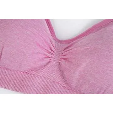 Suekaphin Nursing Bra 2PACK Wireless Maternity Bra - Large