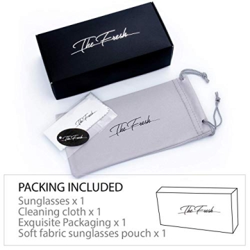 Minimalist Rectangular Sunglasses - Comfort & UV Protection