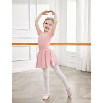 Arshiner Girls Shiny Ballet Leotards 3-4T