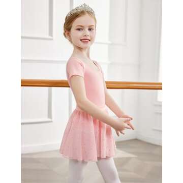 Arshiner Girls Shiny Ballet Leotards 3-4T