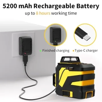 IKOVWUK Laser Level 3x360° for Precision Projects