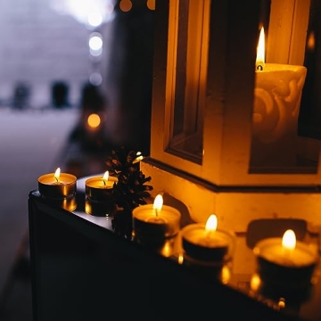 Illuminate Your Space with Tribello White Tea Lights Candles