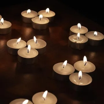 Illuminate Your Space with Tribello White Tea Lights Candles