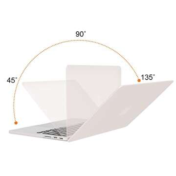 MOSISO Case Only Compatible with MacBook Pro Retina 13 inch (Models: A1502 & A1425) (Older Version Release 2015 - end 2012), Plastic Hard Shell Case & Keyboard Cover & Screen Protector, Rock Gray