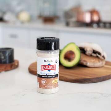 Redmond Sea Salt Organic Garlic Salt - 8.25 Ounce