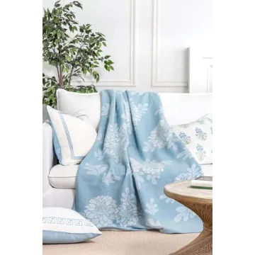 Hofdeco Coastal Throw Blanket | Soft & Reversible Design