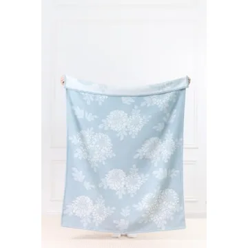 Hofdeco Coastal Throw Blanket | Soft & Reversible Design