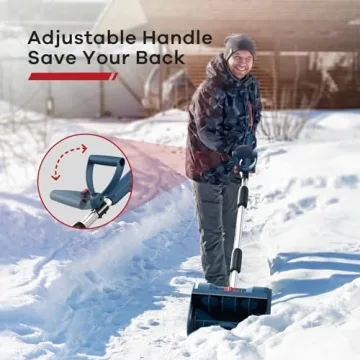 Enhulk Cordless Snow Shovel for Effortless Winter Cleanup
