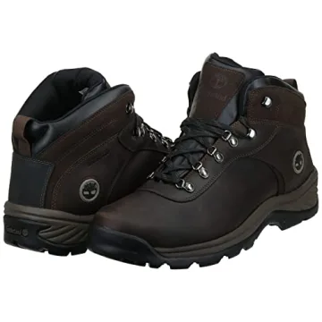 Timberland Flume Mid Waterproof Hiking Boot Dark Brown