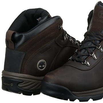 Timberland Flume Mid Waterproof Hiking Boot Dark Brown