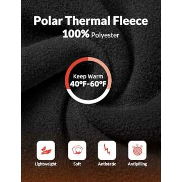 BALEAF Women's Polar Fleece Joggers Thermal Sweatpants Winter Warm Cargo Pants for Hiking Running Ou...