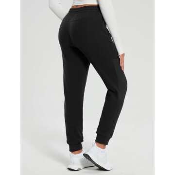 Warm BALEAF Women's Polar Fleece Joggers for Winter Outdoor