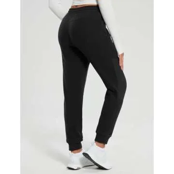 Warm BALEAF Women's Polar Fleece Joggers for Winter Outdoor