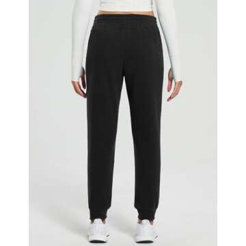 Warm BALEAF Women's Polar Fleece Joggers for Winter Outdoor