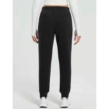 Warm BALEAF Women's Polar Fleece Joggers for Winter Outdoor